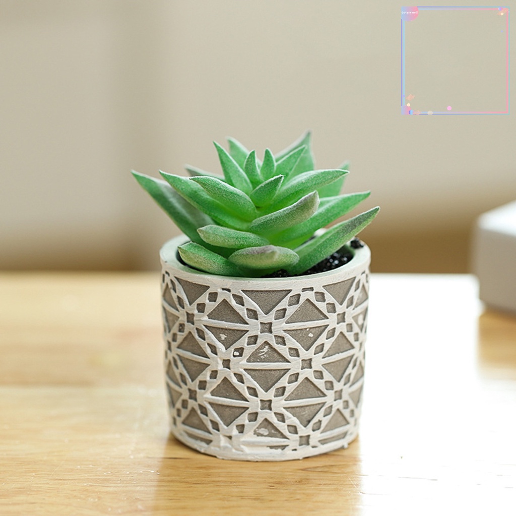 Chậu Cây Cảnh Nhân Tạo Mini Bằng PVC Chuyên Dụng Cho Trang Trí Nhà Cửa