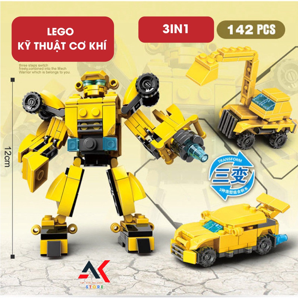Đồ Chơi Lắp Ráp Mô Hình Robot Kỹ Thuật Cơ Khí Biến Dạng King Kong Qingtian Đồ Chơi Giáo Dục Thông Minh Cho Bé