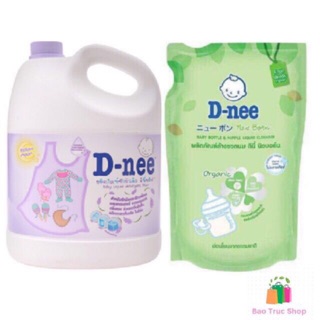 Combo Nước giặt DNEE và 1 Túi nước rửa bình DNEE ORGIANIC - Hàng chính hãng
