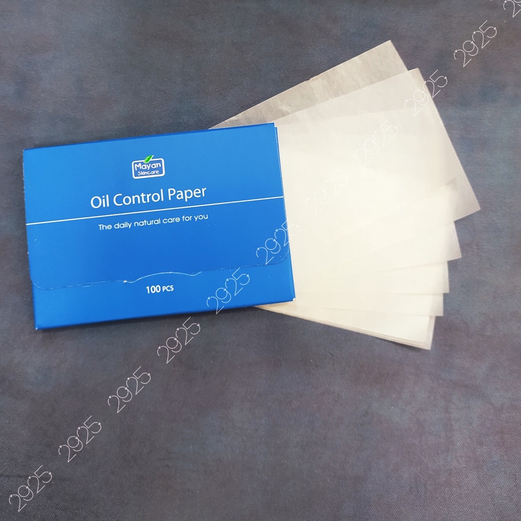Giấy Thấm Dầu MAYAN Oil Control Paper Gói 100 tờ | BigBuy360 - bigbuy360.vn