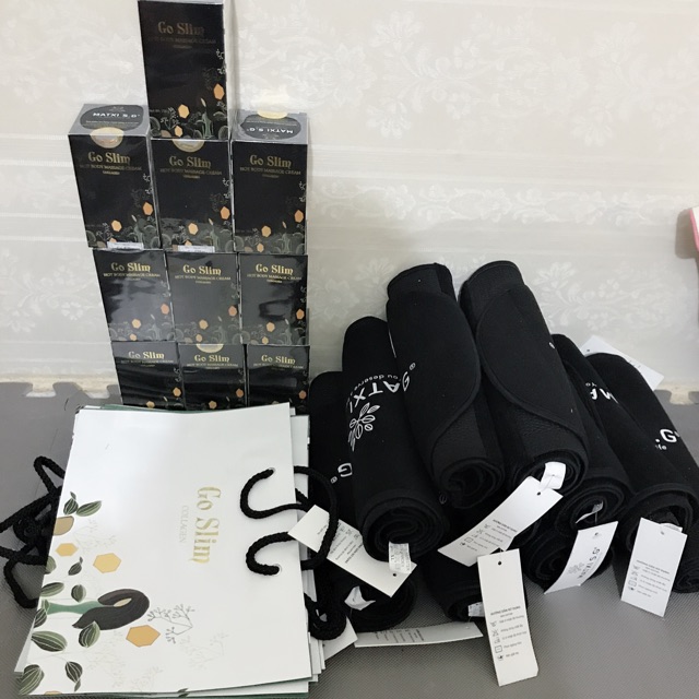 Kem tan mỡ Goslim + nịt bụng