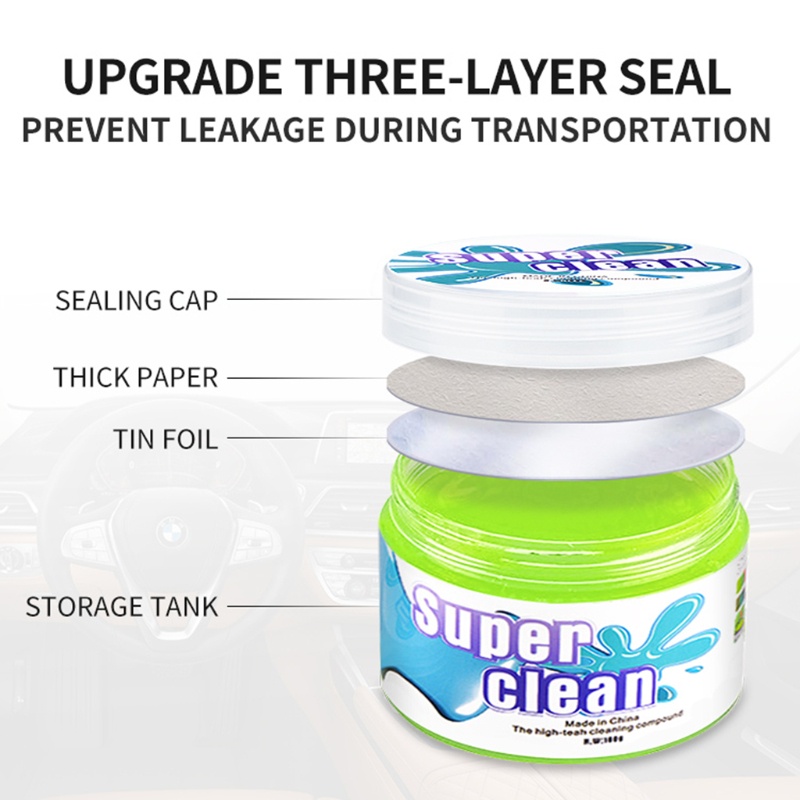 Bộ Keo Dán Đất Sét Làm Sạch Nội Thất Xe Hơi Hàng Ngày