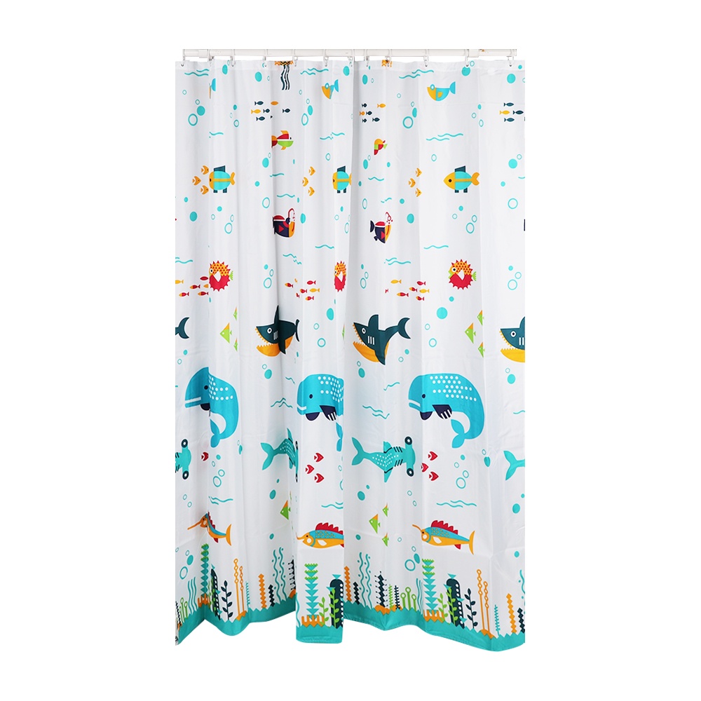 HomeBase MOYA Rèm màn cửa phòng tắm phòng ngủ Thái Lan 180x180cm đại dương