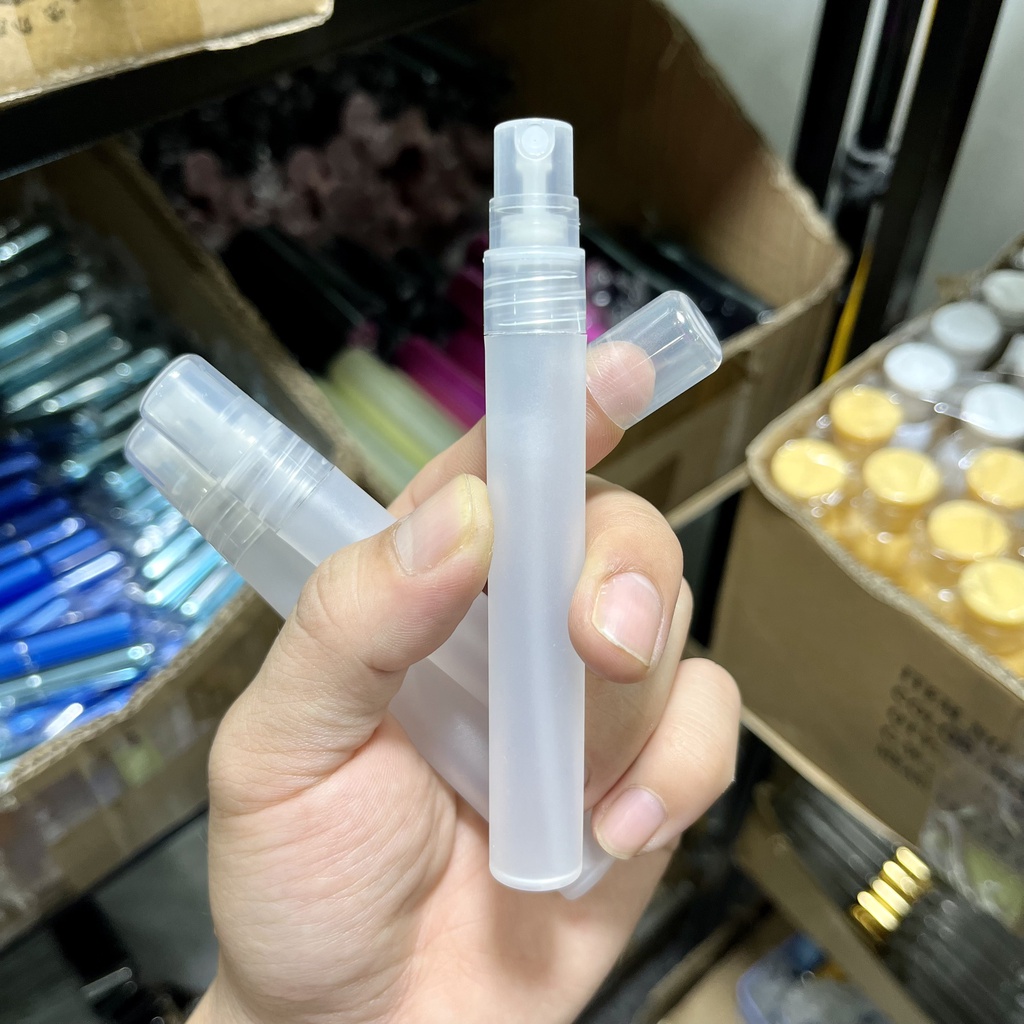 Ống,Chai đựng Nước Hoa Nhựa Đục Dạng Phun Sương Dung Tích