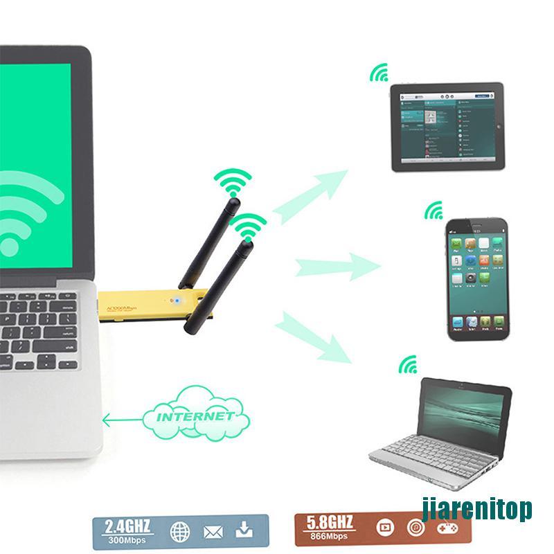 Ăng Ten Thu Sóng Wifi Băng Tần Kép Usb 3.0 1200mbps 2.4g + 5ghz 802.11ac | BigBuy360 - bigbuy360.vn