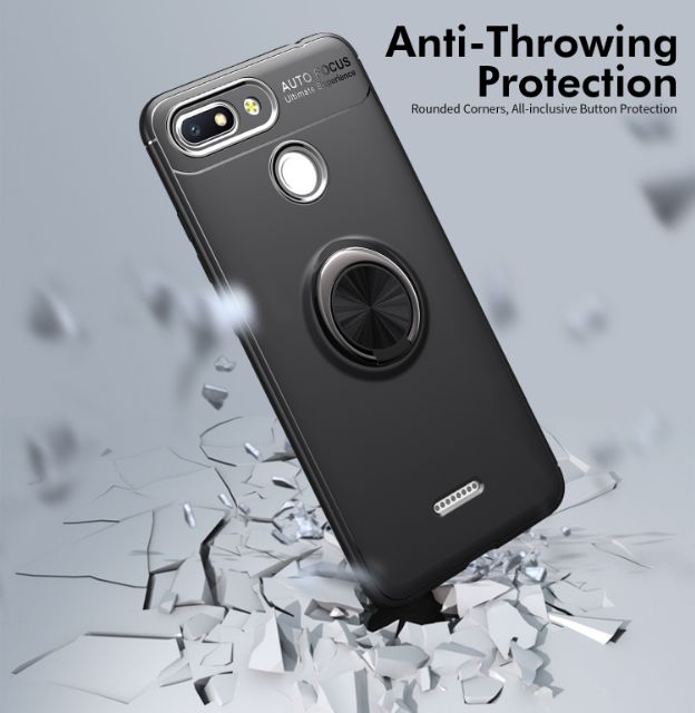 Xiaomi Redmi 6 / 6A ốp lưng chống sốc giá đỡ kiêm nhẫn Ô tô