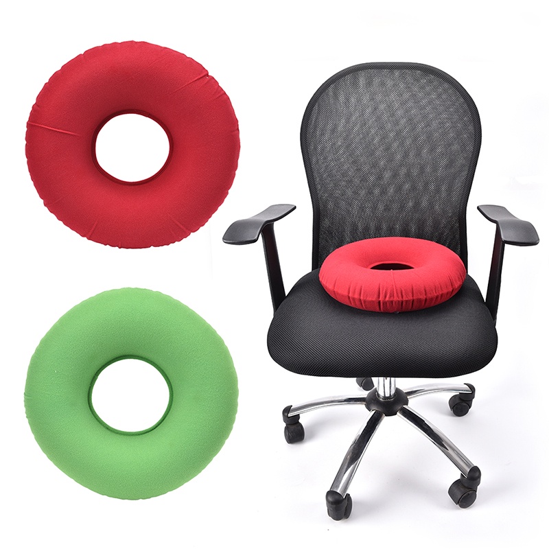 [IN*VN]inflatable rubber ring round seat cushion medical hemorrhoid pillow donut +pump