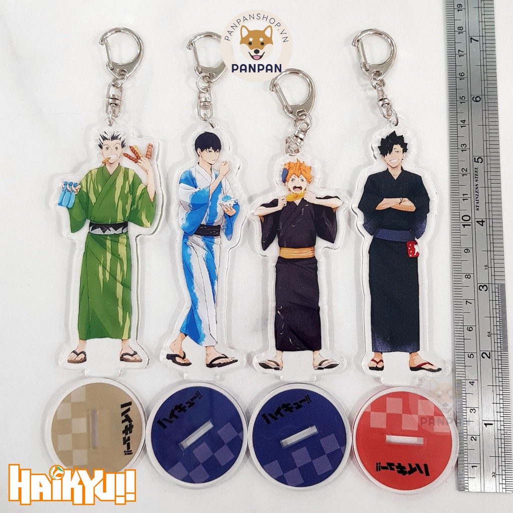 Móc khóa kèm Standee Haikyuu Lễ Hội (10cm)