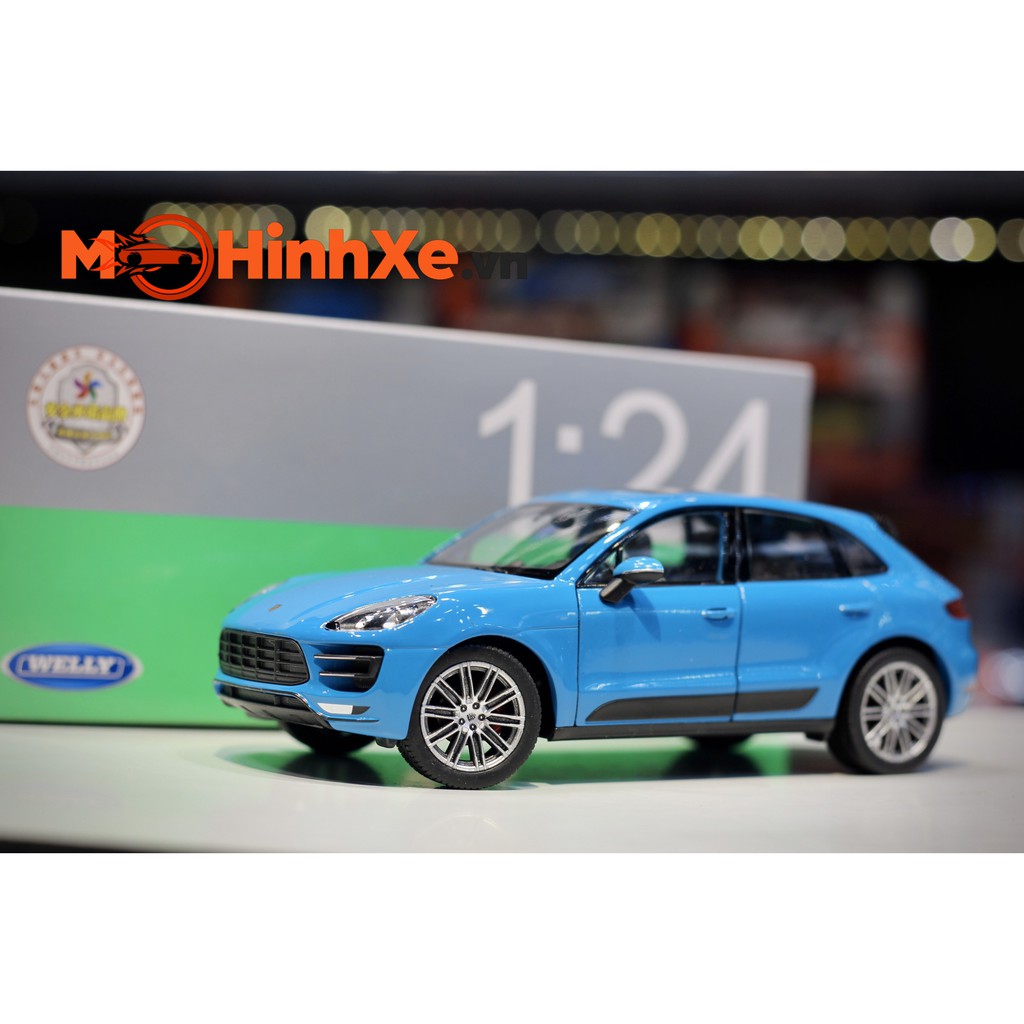 MÔ HÌNH XE PORSCHE MACAN TURBO 1:24 WELLY-FX