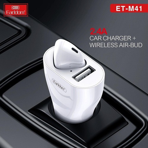 [GIÁ TỐT] Tẩu Sạc Kèm Tai Nghe Bluetooth Airpods Earldom M41 BẢO HÀNH 12 THÁNG LỖI 1 ĐỔI 1