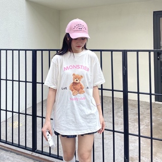 🧸 áo thun monstier teddy club -trắng