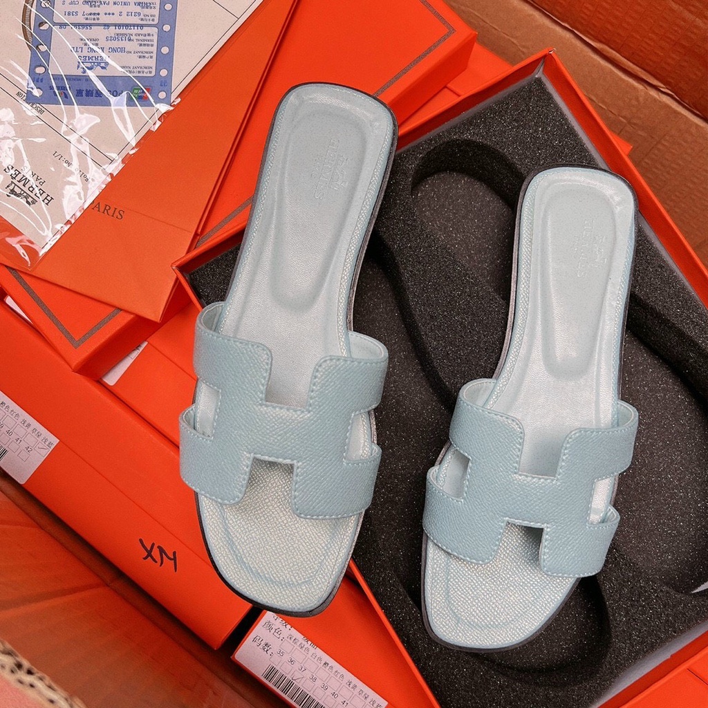 DÉP LÊ THỜI TRANG👡Dép HERMES Nữ full màu full size🍇🍇