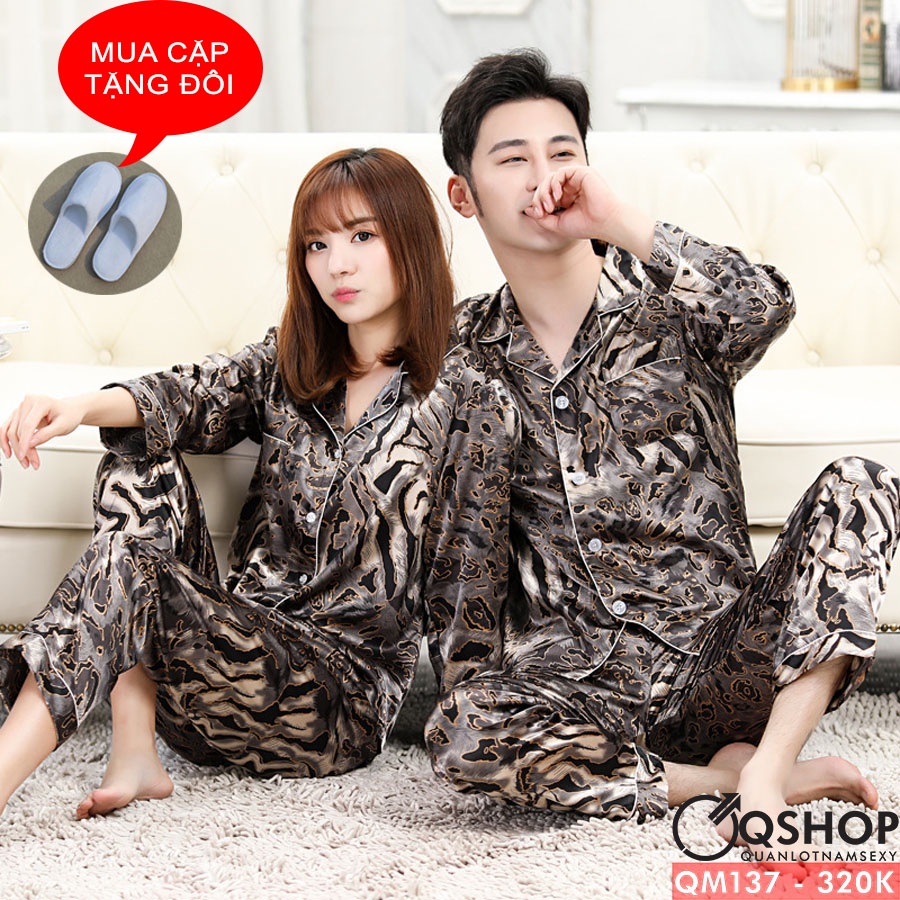 BỘ ĐỒ PIJAMA  ĐÔI TAY DÀI QSHOP QM137