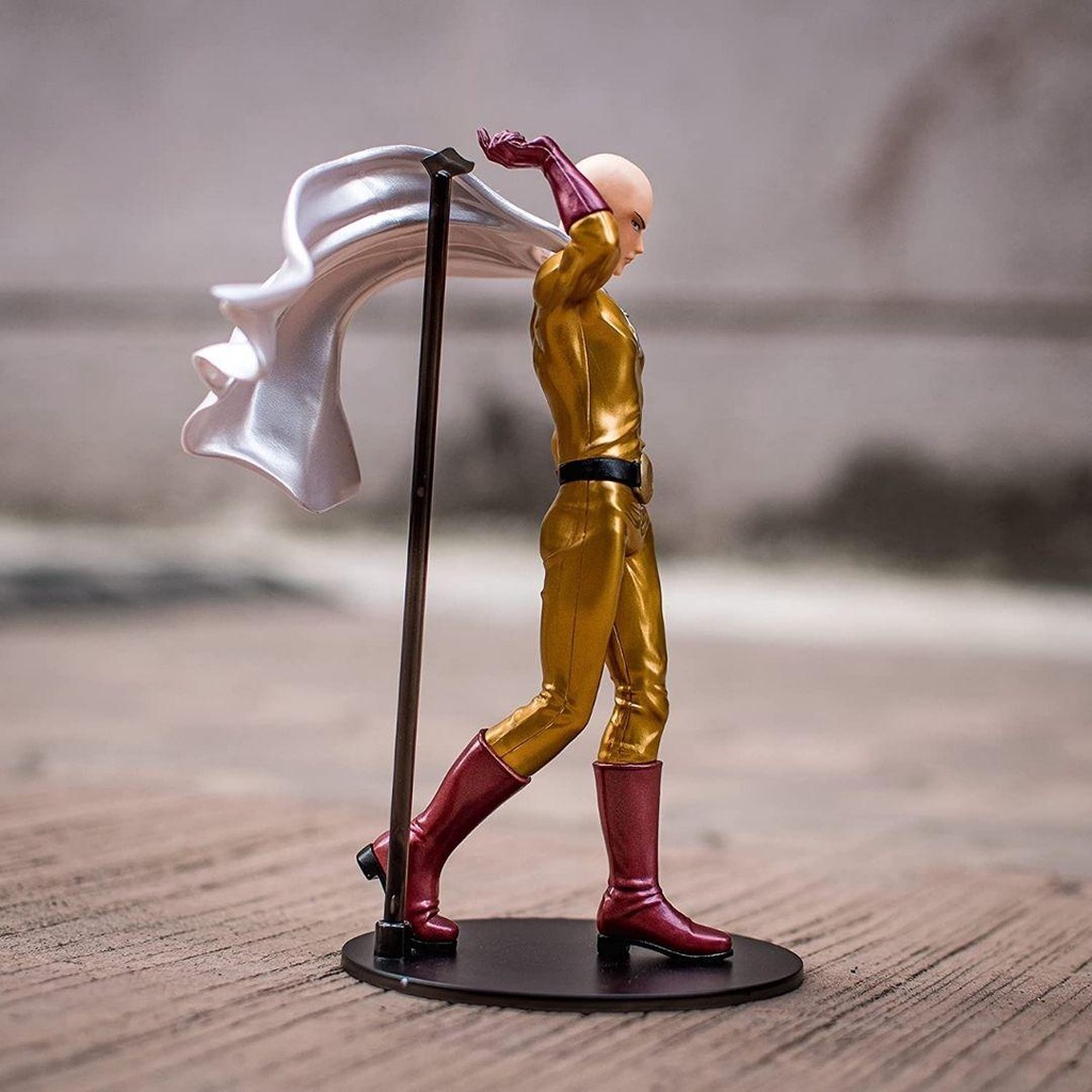 Mô hình One Punch Man Saitama 20cm Metalic Color DXF Premium Prize Figure Banpresto Chính hãng Nhật OPMBP01