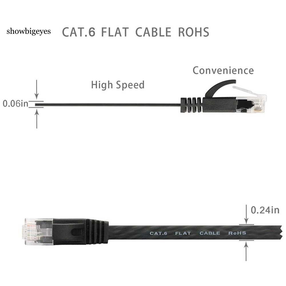 Set 6 Dây Cáp Mạng 6 Ethernet RJ45 Chuyên Dụng Chất Lượng Cao