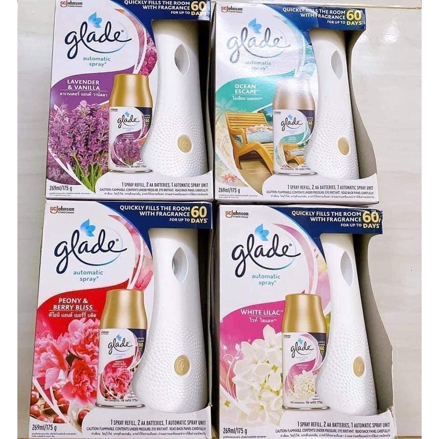 Máy Xịt Thơm Phòng Glade Tự Động 3in1 Hàng Chuẩn Thái Lan