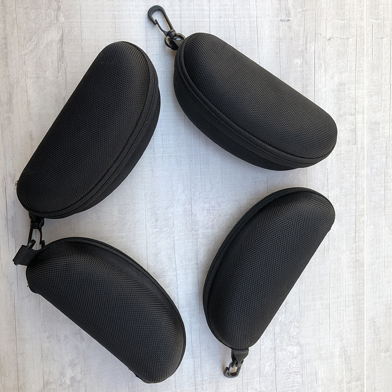 Sunglasses Case Compression Resistant Zipper Hook Glasses Case EVA Sunglasses Case