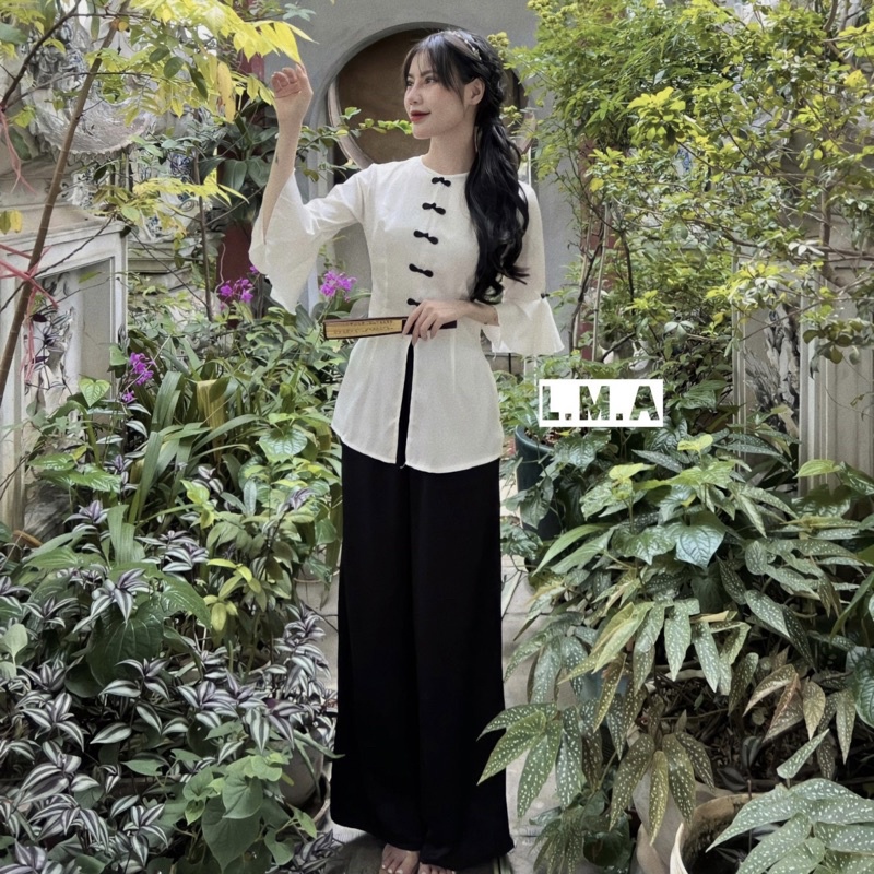 Bộ  lam đi chùa nữ, bộ đi chùa nữ tay bèo