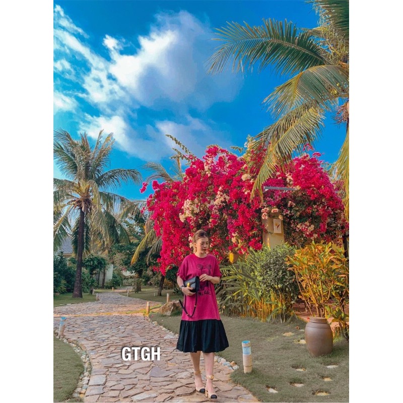 Váy đuôi cá cotton hình mickey dáng rộng Bigsize | BigBuy360 - bigbuy360.vn