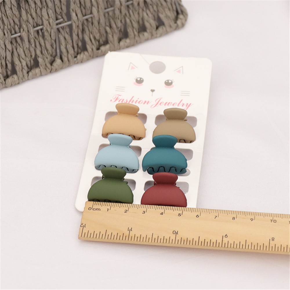 Bộ 6 Kẹp Tóc Hình Nơ Ngọt Ngào Cho Nữ