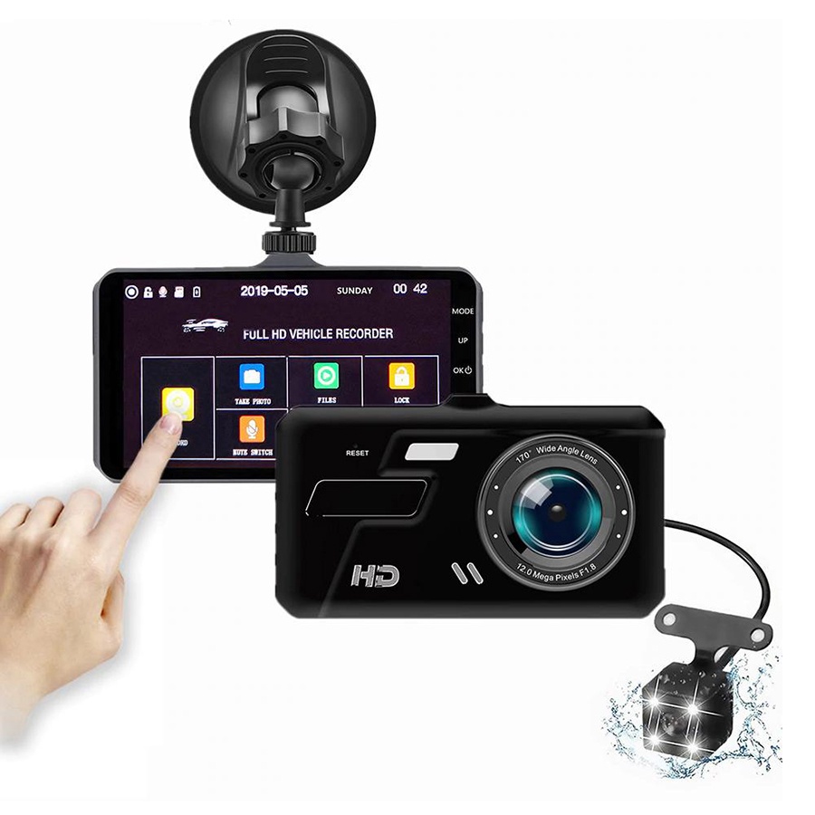 Camera hành trình xe ô tô MMX - M1 Plus màn hình cảm ứng full HD, cam hành trình, bảo hành 12 tháng