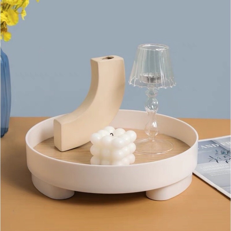 Khay decor trang trí nhà cửa phong cách Bắc Âu - khay đựng mỹ phẩm, trang sức , nến thơm