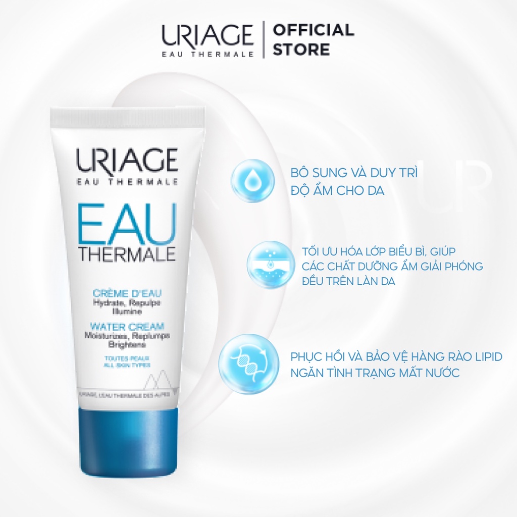 Dưỡng ẩm khoáng chuyên sâu dạng kem URIAGE EAU THERMALE CRÈME D'EAU 40ml