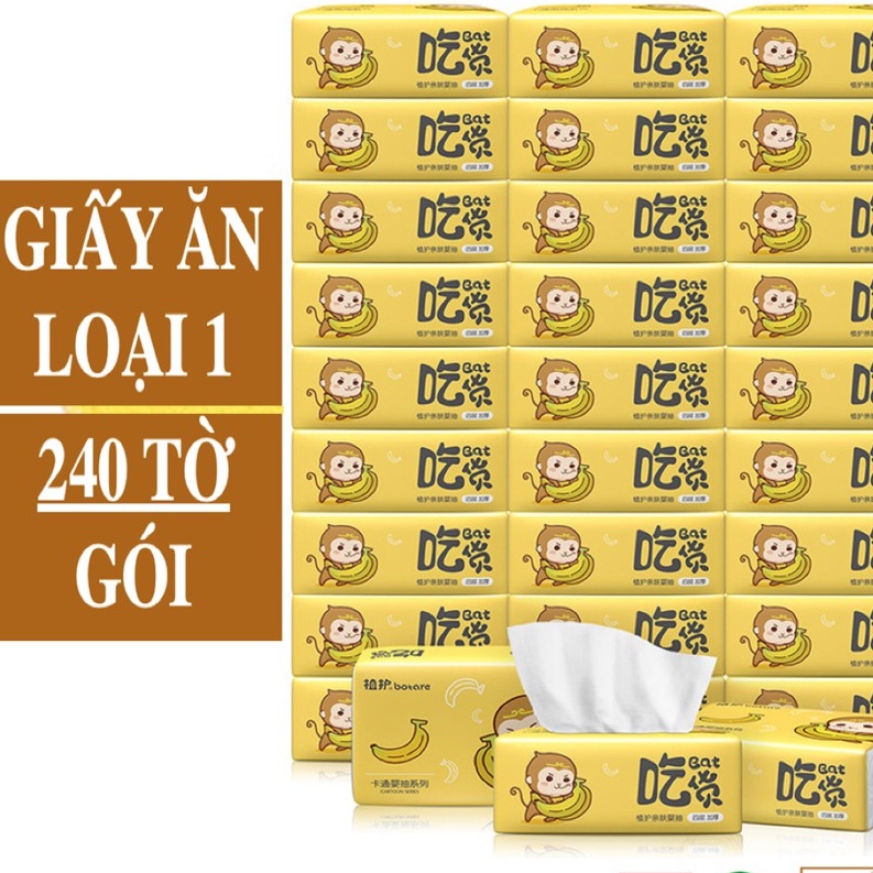 [SUPER SALE] Khăn giấy giấy lau giấy ăn Tôn Ngộ Không Bịch 280 tờ