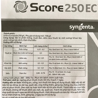 Thuốc Trừ Bệnh Score 250EC (hủ 10ml)