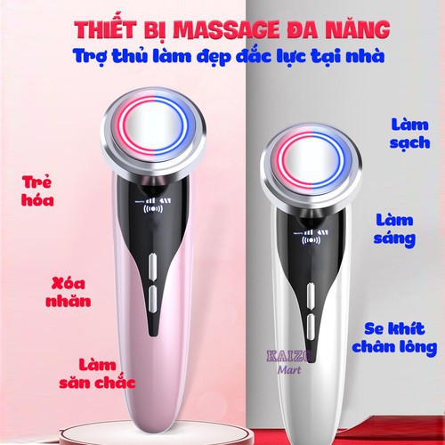 Máy Điện Di Tinh Chất Phiên, Chăm Sóc Da, Massage Mặt,Nâng Cơ, Làm Sạch, Đẩy Dưỡng Chất và Massage Mắt