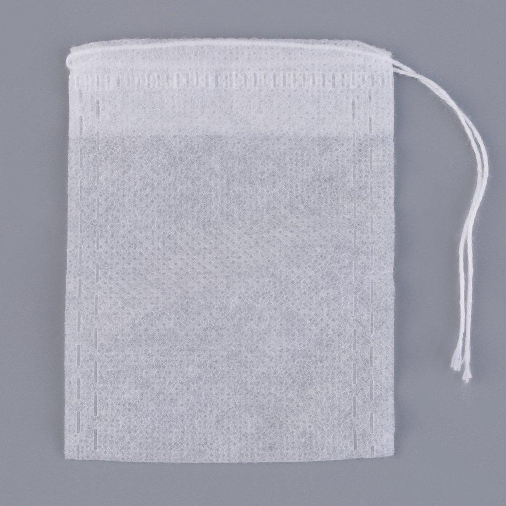 Bộ 100 Túi Lọc Trà Có Dây Rút Kích Thước 5 5x7cm Tiện Dụng DIY