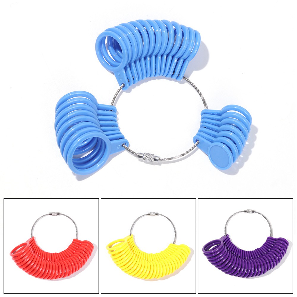 Thước Đo Kích Thước Ngón Tay Size US/UK Bằng Nhựa Tiêu Chuẩn