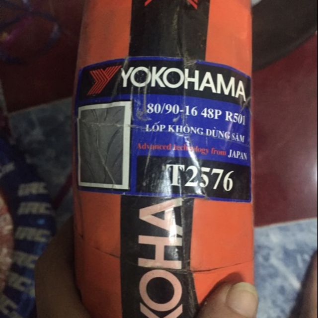 Vỏ 80/90-16 Yokohama ( vỏ sau xe Nouvo )