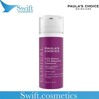 Tinh Chất Chống Lão Hóa Từ Retinol Và Bakuchiol Paula's Choice Clinical 0.3% Retinol + 2% Bakuchiol 30ml