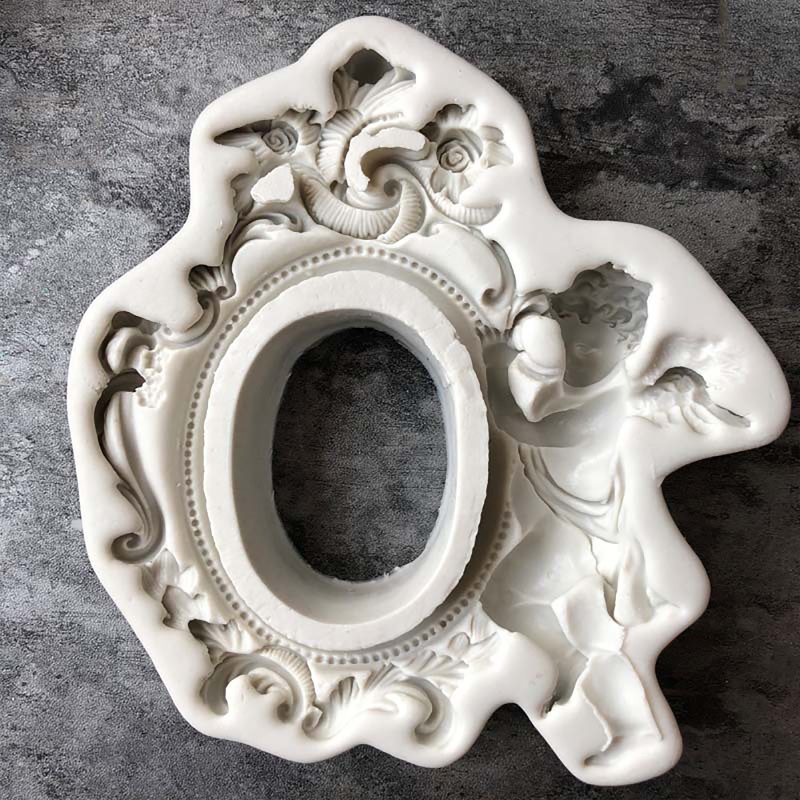 Khuôn Silicone Làm Bánh Hình Thiên Thần Xinh Xắn