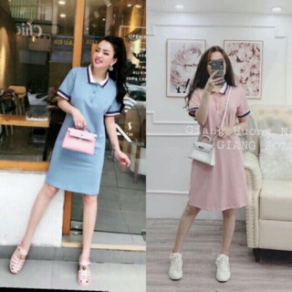 Đầm Suông Tay Ngắn Cực Đẹp - Hàng Y Hình Hình