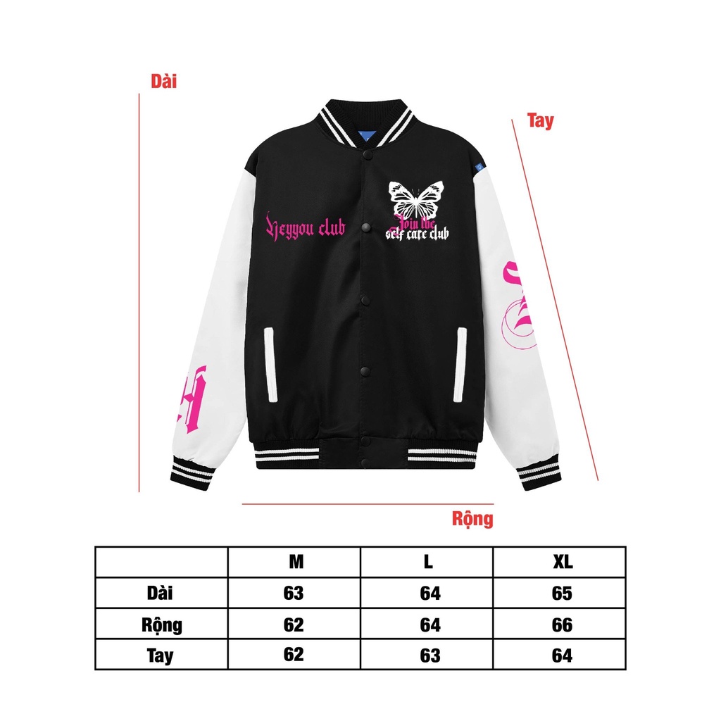 Áo khoác SELFCARE CLUB VARSITY