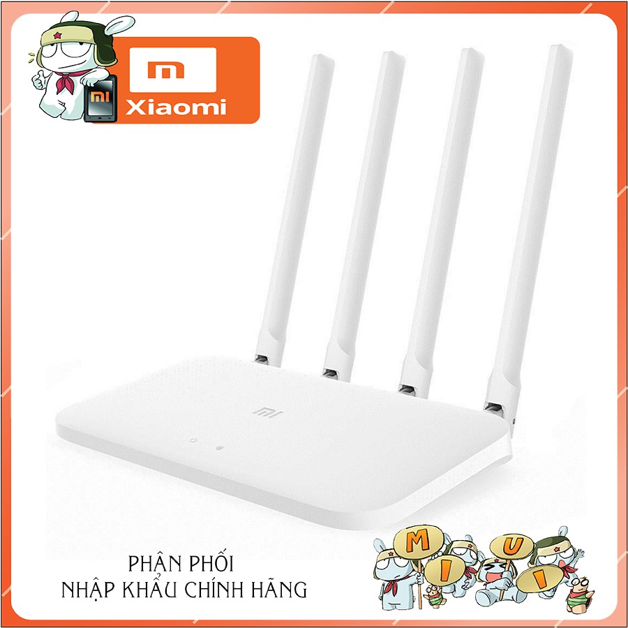 Bộ phát wifi xiaomi 4a standard 4 anten cực mạnh chính hãng