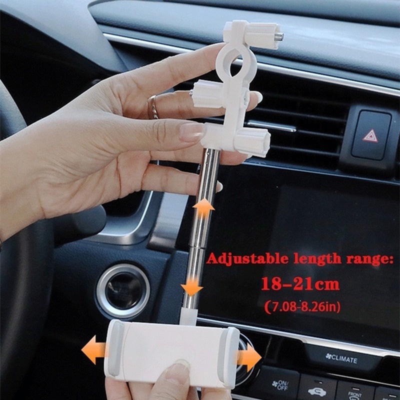 Giá Đỡ Điện Thoại Gắn Gương Chiếu Hậu Xe Hơi Xoay 360 Độ Tiện Dụng° Giá Đỡ Điện Thoại Điều Chỉnh Được Cho Tất Cả Các Dòng Điện Thoại