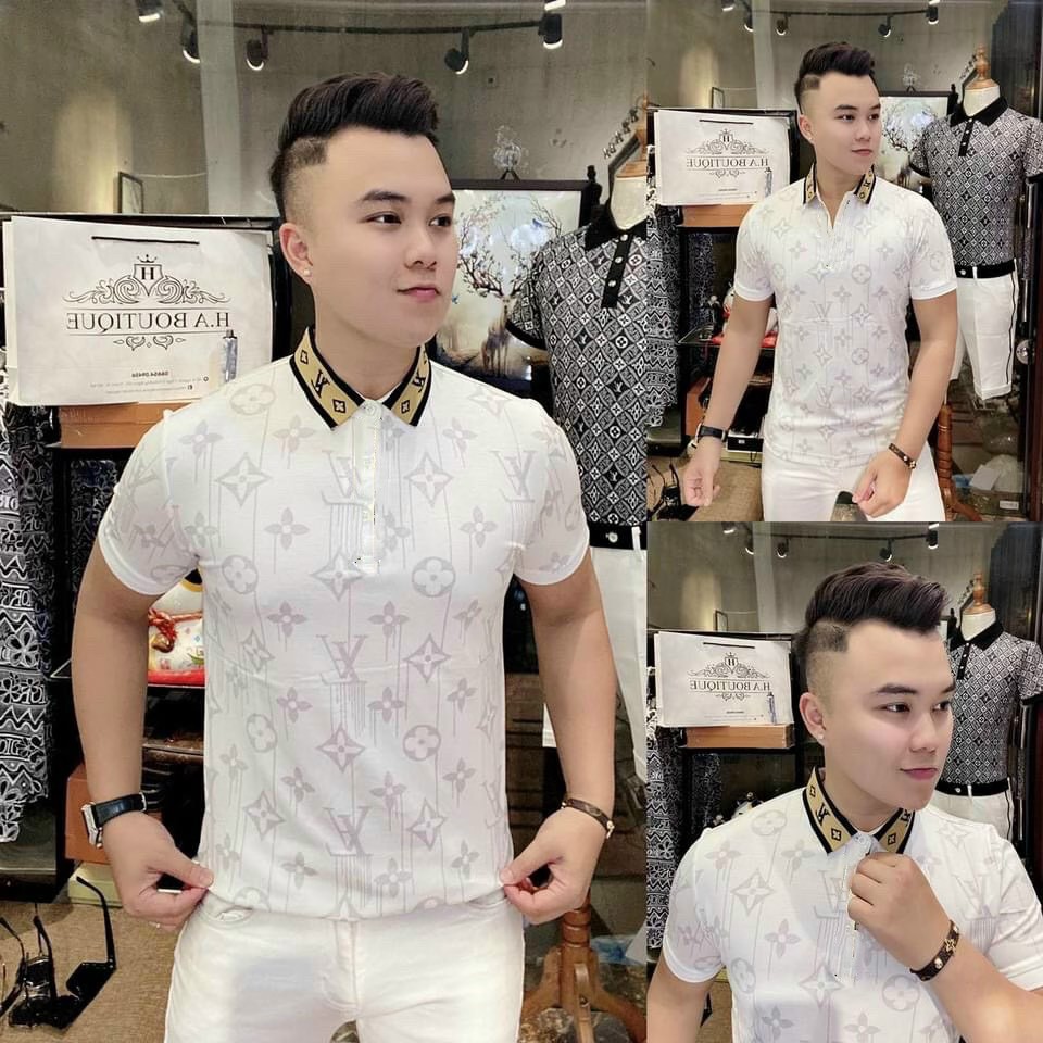 Áo thun nam ngắn tay cổ bẻ vải cotton co giãn đẹp mẫu mới | BigBuy360 - bigbuy360.vn