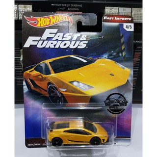 Xe mô hình đồ chơi Hotwheels 1:64 Premium - FAST & FURIOUS - Lamborghini Gallardo LP 570-4 Superleggera