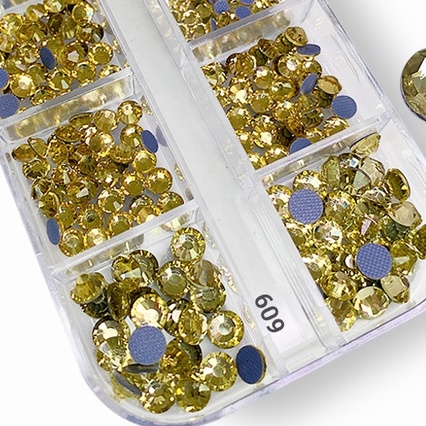 Đá Chân Lưới Nail 12 Khía Jonquil Đính Móng ANGELICA 609