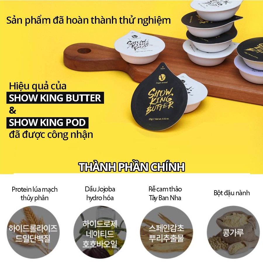 Kem Ủ Xả Tóc SHOW KING CLINIC CAPSULE PACK_Mỹ phẩm Hàn Quốc chính hãng