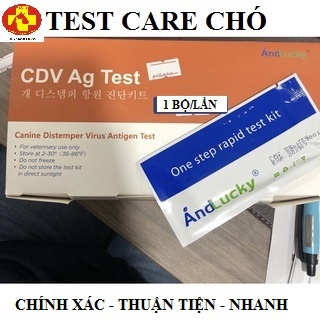 Que xét nghiệm bệnh care cdv ag test kit andlucky ở chó của hàn
