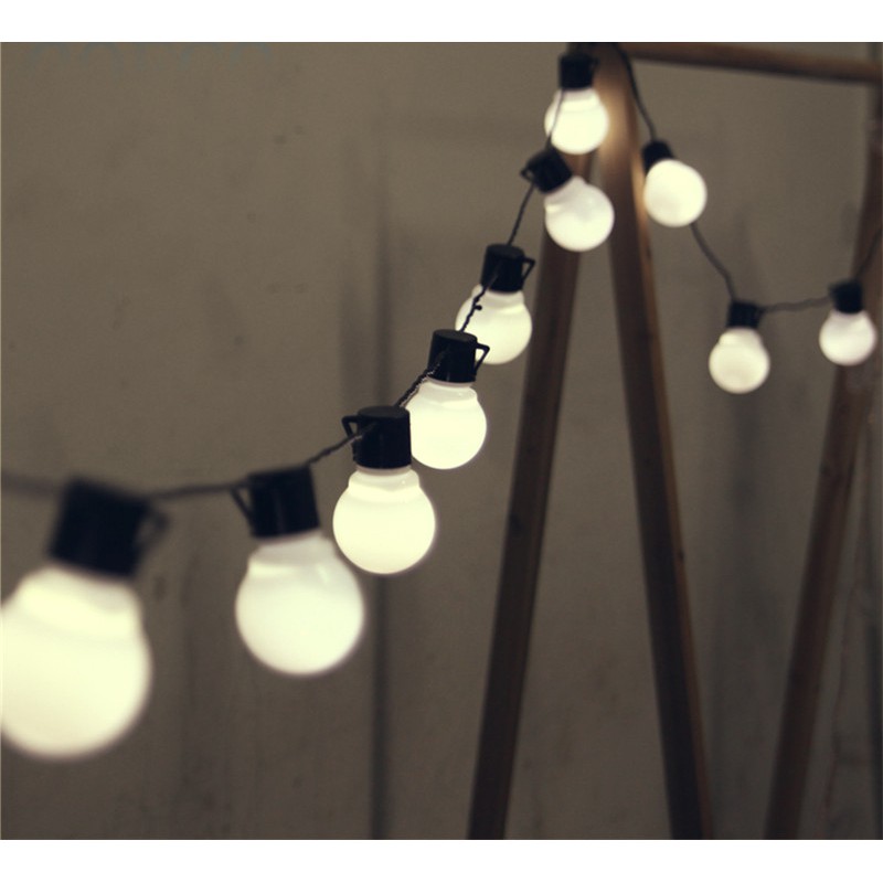 Đèn bi đục trang trí cây thông noel