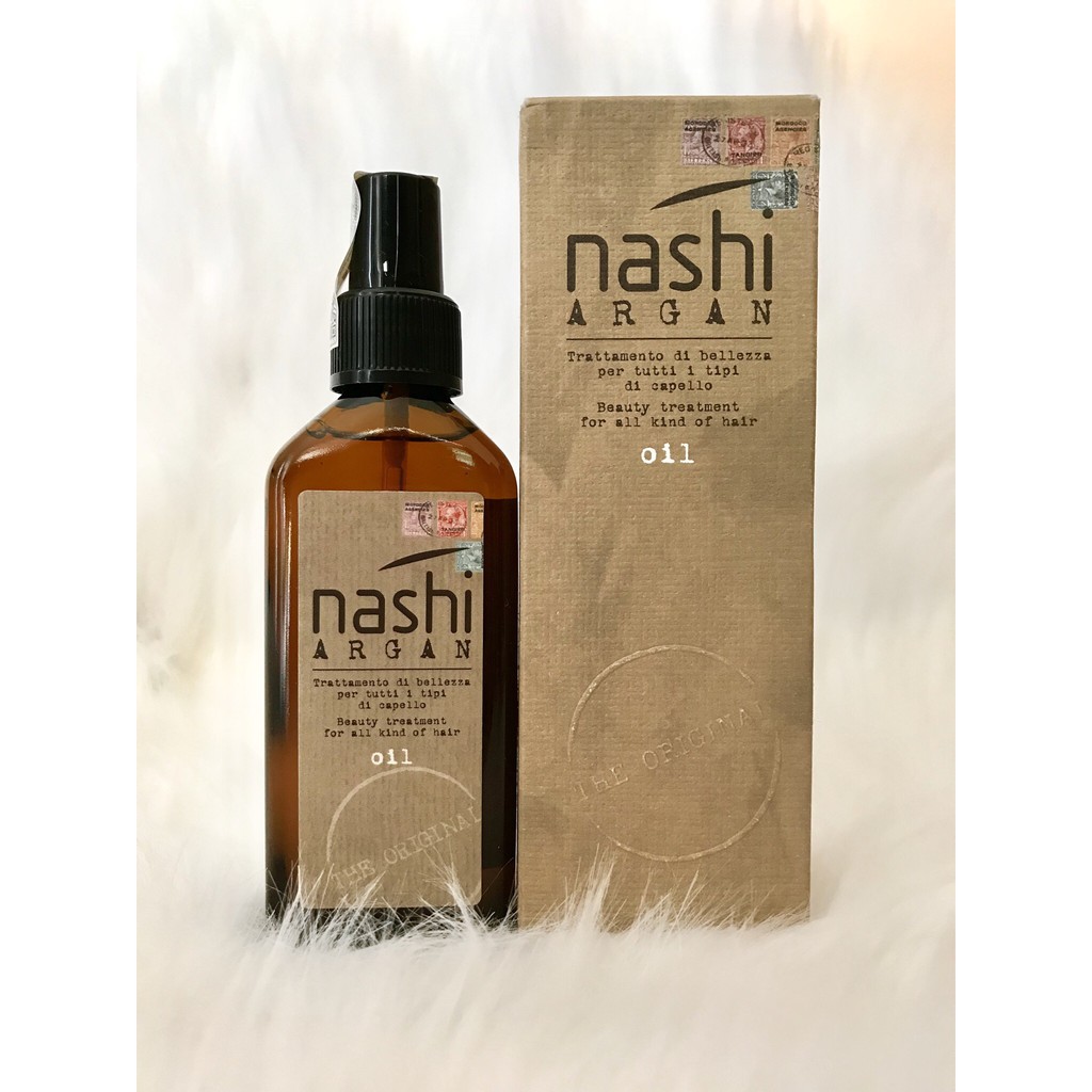 Tinh dầu phục hồi tóc hư tổn NASHI ARGAN OIL 100ml