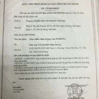 Sữa Fohepta cho người bệnh gan 400g