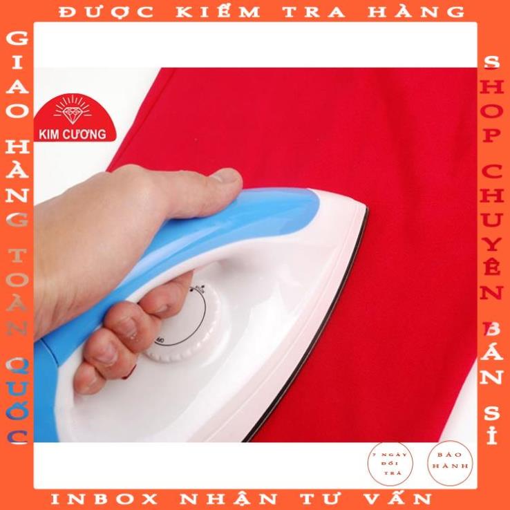 Bàn Ủi Điện Kim Cương - Bàn Là KCBU-T602 Khô - Đế Nhôm Chống Dính- Công Suất 1000w