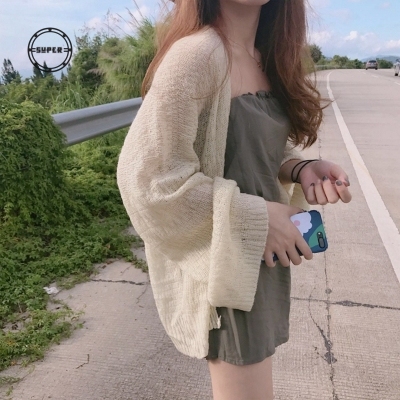 Áo khoác Cardigan tay dài chống nắng cho nữ