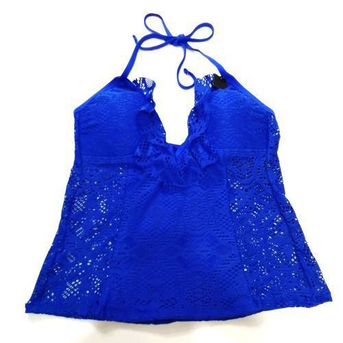 Đồ bơi nữ Reaction cổ yếm ren xanh coban RS8VX82 ( TH8943 )